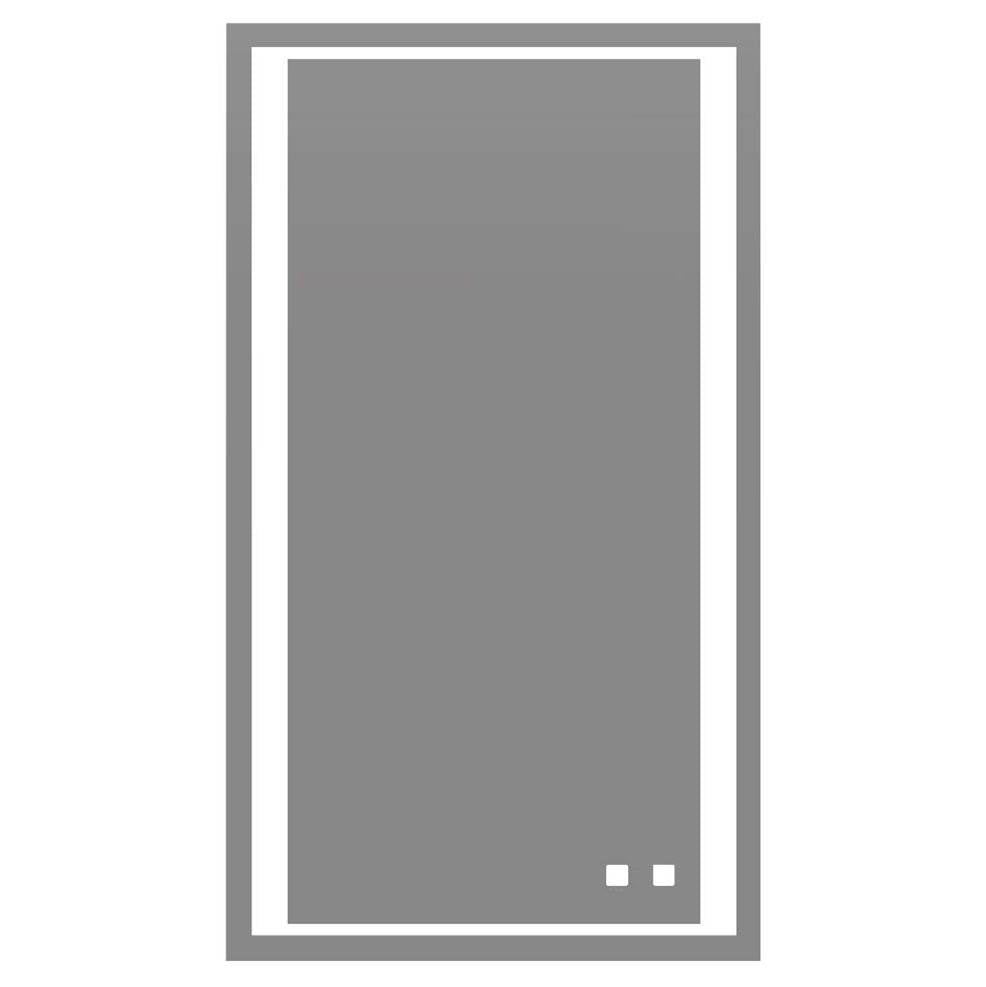 Madeli - Madeli Sanctuary Lighted Slique Mirror, 24'' x 42'' x 7/8'', Rectangular, 2700/4000K Temperature, Deffoger, Dimmable