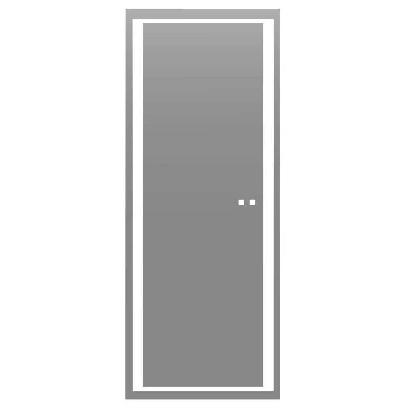 Madeli - Madeli Sanctuary Lighted Slique Mirror, 24'' x 60'' x 7/8'', Rectangular, 2700/4000K Temperature, Deffoger, Dimmable