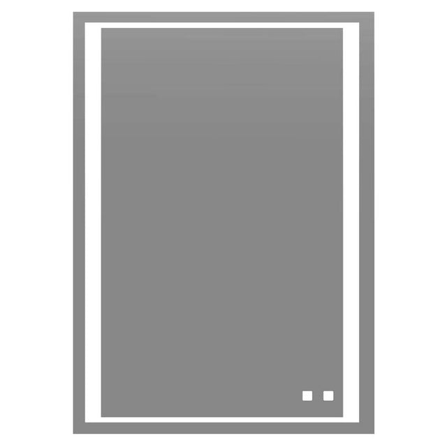 Madeli - Madeli Sanctuary Lighted Slique Mirror, 30'' x 36'' x 7/8'', Rectangular, 2700/4000K Temperature, Deffoger, Dimmable