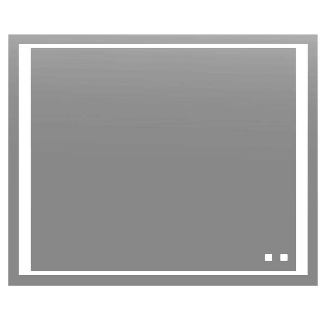 Madeli - Madeli Sanctuary Lighted Slique Mirror, 42'' x 36'' x 7/8'', Rectangular, 2700/4000K Temperature, Deffoger, Dimmable
