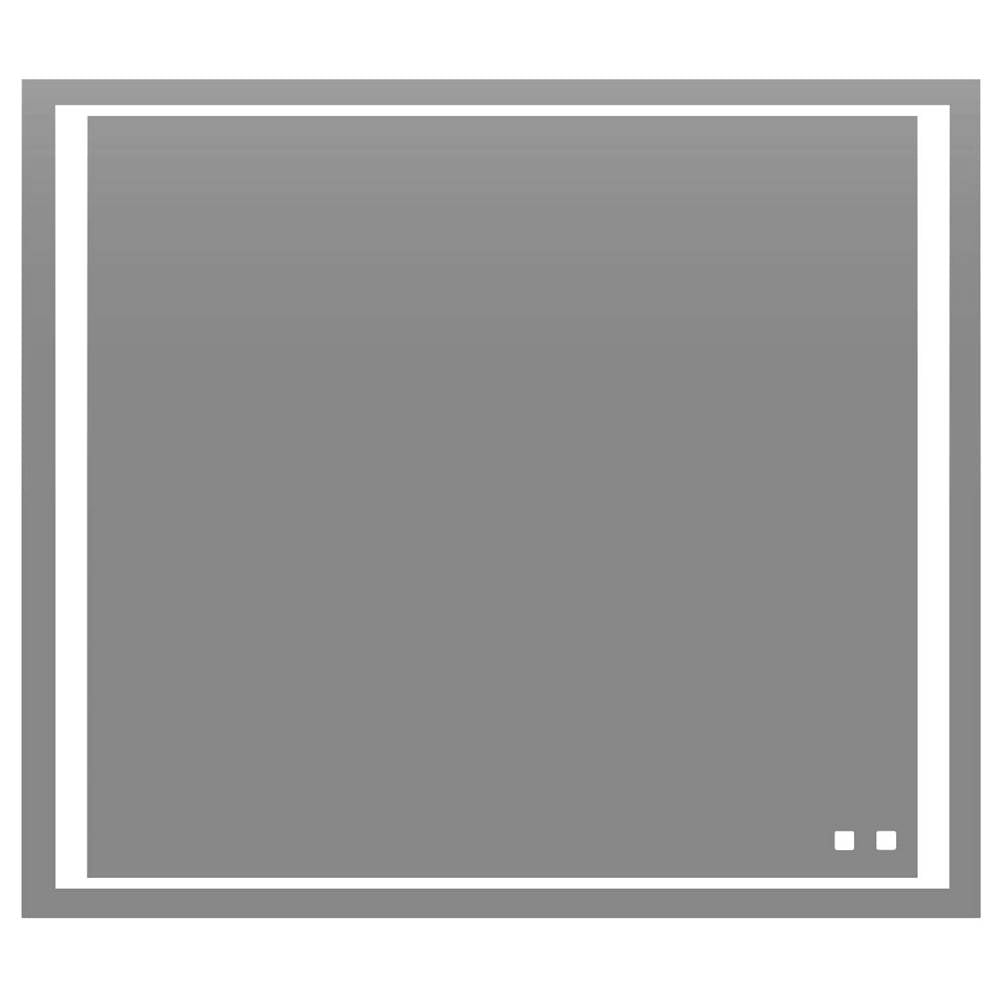 Madeli - Madeli Sanctuary Lighted Slique Mirror, 48'' x 42'' x 7/8'', Rectangular, 2700/4000K Temperature, Deffoger, Dimmable