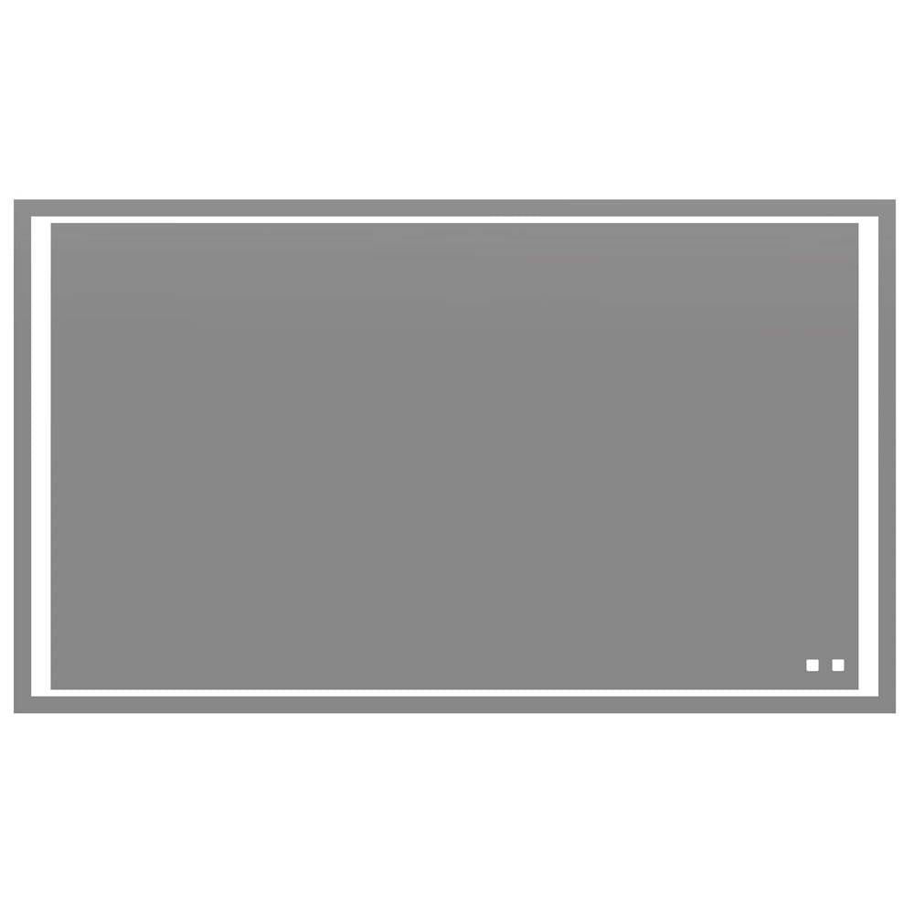 Madeli - Madeli Sanctuary Lighted Slique Mirror, 72'' x 36'' x 7/8'', Rectangular, 2700/4000K Temperature, Deffoger, Dimmable