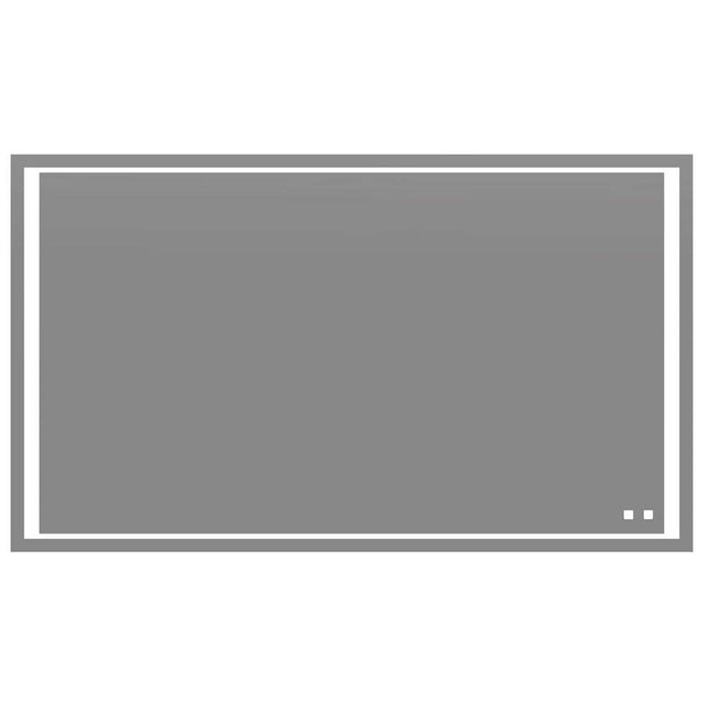 Madeli - Madeli Sanctuary Lighted Slique Mirror, 72'' x 36'' x 7/8'', Rectangular, 2700/4000K Temperature, Deffoger, Dimmable