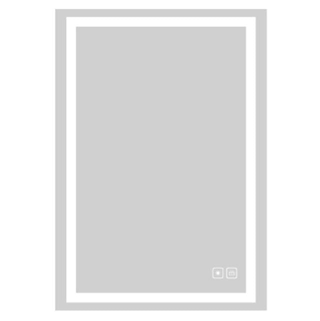 Madeli - Madeli Serenity Lighted Slique Mirror, 30'' x 30'' x 7/8'', Rectangular, 2700/4000K Temperature, Deffoger, Dimmable