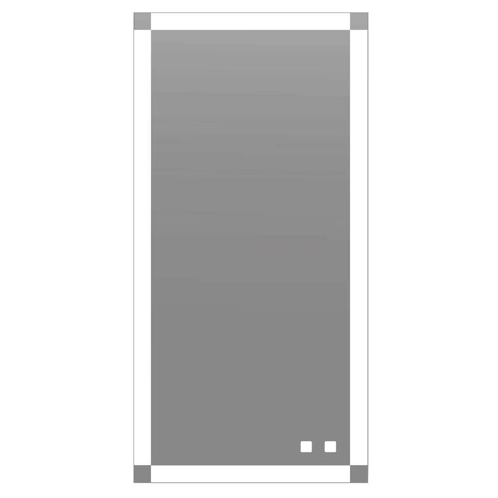 Madeli - Madeli Tranquility Lighted Slique Mirror, 20'' x 36'' x 7/8'', Rectangular, 2700/4000K Temperature, Deffoger, Dimmable