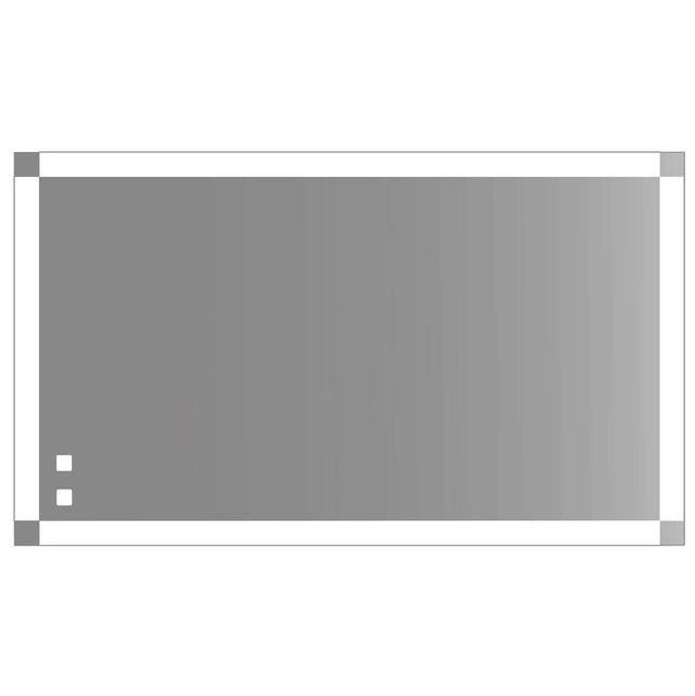 Madeli - Madeli Tranquility Lighted Slique Mirror, 24'' x 48'' x 7/8'', Rectangular, 2700/4000K Temperature, Deffoger, Dimmable
