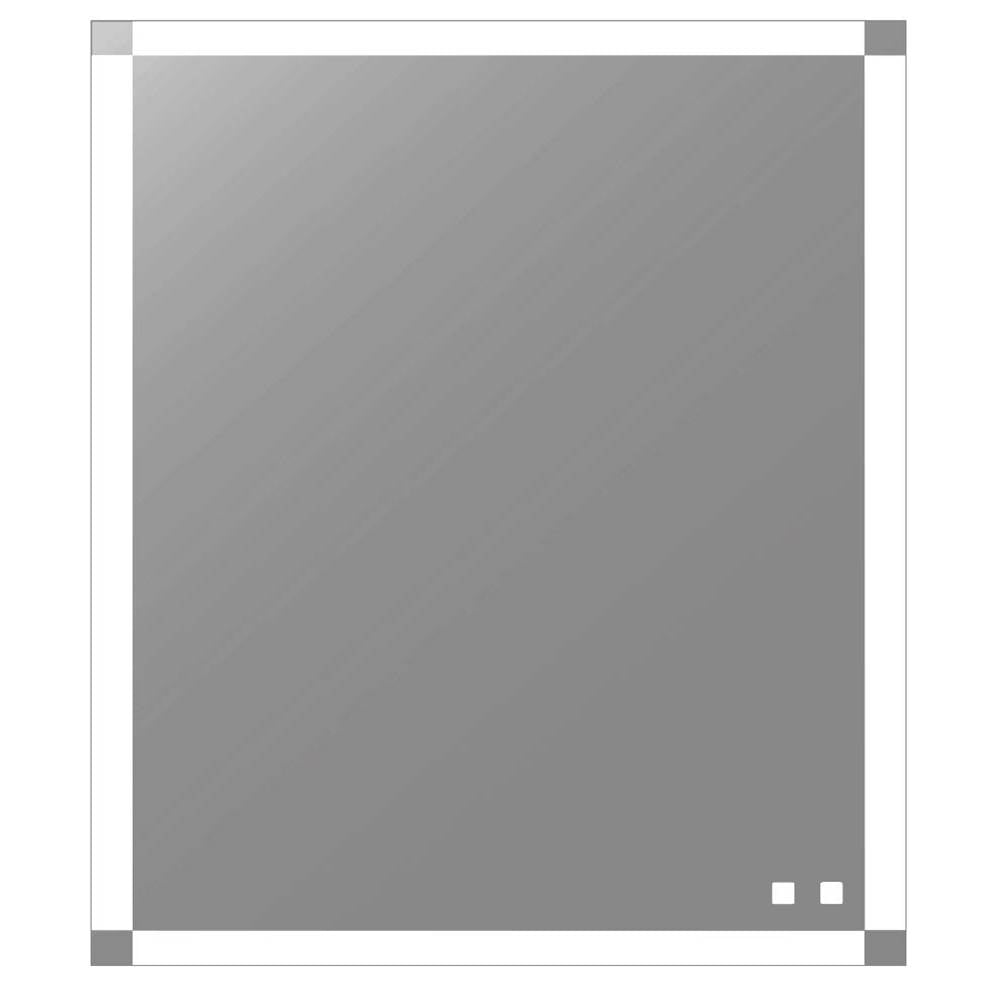 Madeli - Madeli Tranquility Lighted Slique Mirror, 36'' x 42'' x 7/8'', Rectangular, 2700/4000K Temperature, Deffoger, Dimmable