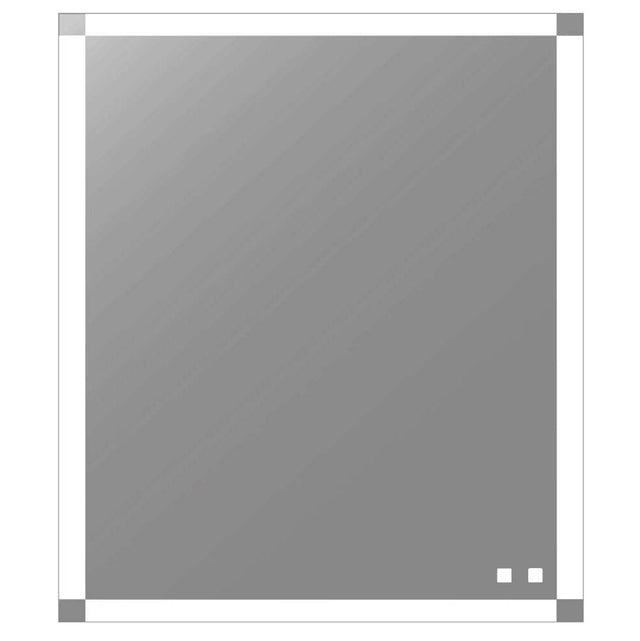 Madeli - Madeli Tranquility Lighted Slique Mirror, 36'' x 42'' x 7/8'', Rectangular, 2700/4000K Temperature, Deffoger, Dimmable