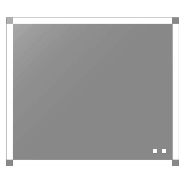 Madeli - Madeli Tranquility Lighted Slique Mirror, 42'' x 36'' x 7/8'', Rectangular, 2700/4000K Temperature, Deffoger, Dimmable