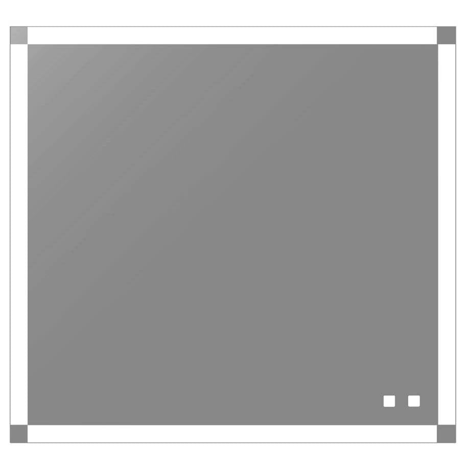 Madeli - Madeli Tranquility Lighted Slique Mirror, 42'' x 42'' x 7/8'', Rectangular, 2700/4000K Temperature, Deffoger, Dimmable