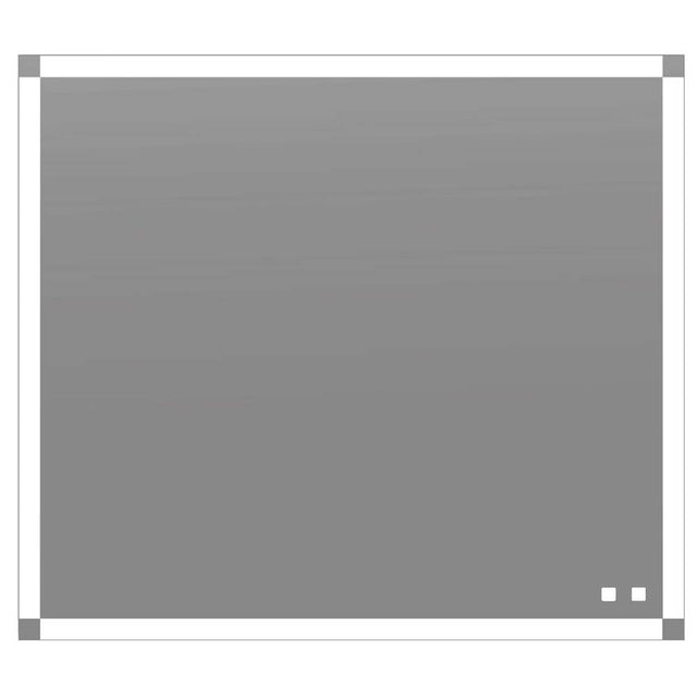 Madeli - Madeli Tranquility Lighted Slique Mirror, 48'' x 36'' x 7/8'', Rectangular, 2700/4000K Temperature, Deffoger, Dimmable
