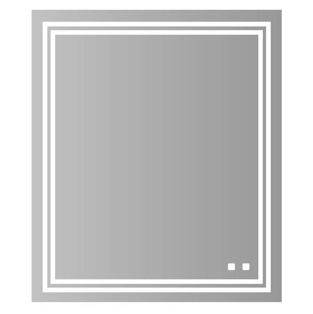 Madeli - Madeli Zen Lighted Slique Mirror, 36'' x 30'' x 7/8'', Rectangular, 2700/4000K Temperature, Deffoger, Dimmable