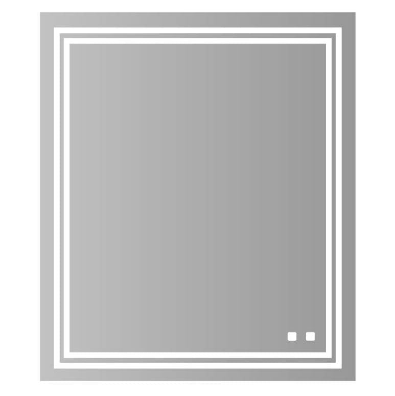 Madeli - Madeli Zen Lighted Slique Mirror, 36'' x 42'' x 7/8'', Rectangular, 2700/4000K Temperature, Deffoger, Dimmable