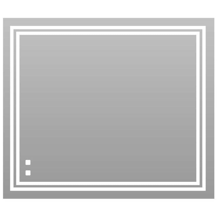 Madeli - Madeli Zen Lighted Slique Mirror, 48'' x 42'' x 7/8'', Rectangular, 2700/4000K Temperature, Deffoger, Dimmable