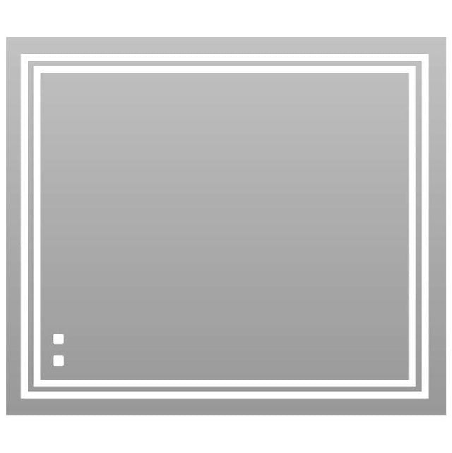 Madeli - Madeli Zen Lighted Slique Mirror, 48'' x 42'' x 7/8'', Rectangular, 2700/4000K Temperature, Deffoger, Dimmable