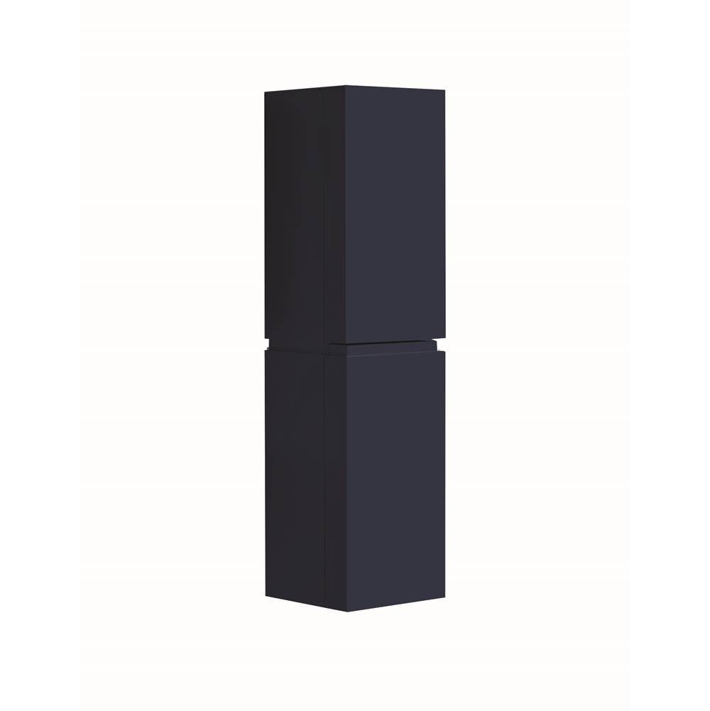 Madeli - Madeli Urban 16''W x 15''D x 60''H Wall Hung Linen Cabinet L Hinged in Sapphire - Sapphire