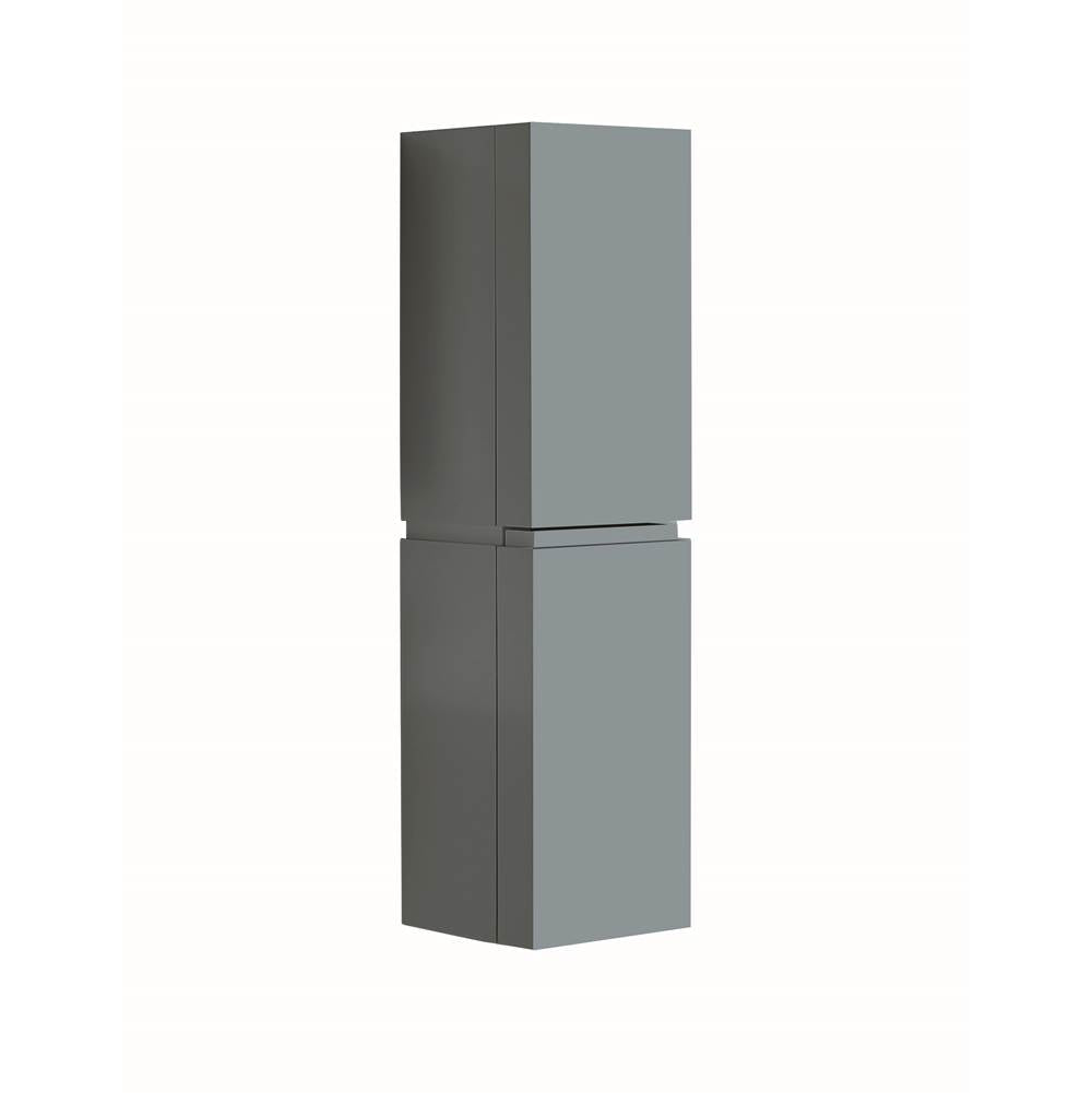 Madeli - Madeli Urban 16''W x 15''D x 60''H Wall Hung Linen Cabinet L Hinged in Studio Grey - Studio Gray
