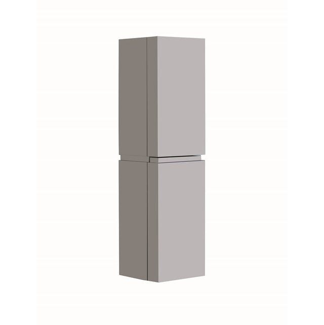 Madeli - Madeli Urban 16''W x 15''D x 60''H Wall Hung Linen Cabinet L Hinged Whisper Grey - Whisper Gray