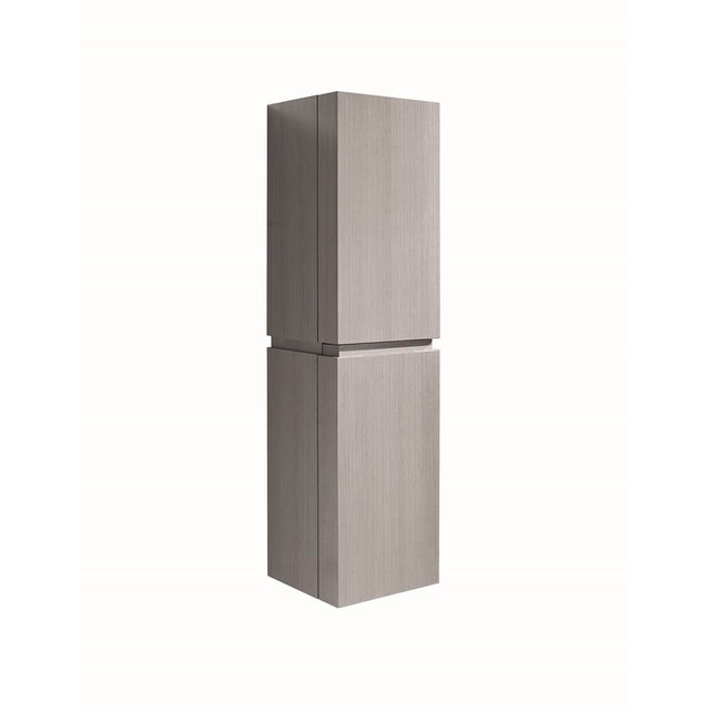 Madeli - Madeli Urban 16''W x 15''D x 60''H Wall Hung Linen Cabinet R Hinged in Ash Grey - Ash Gray