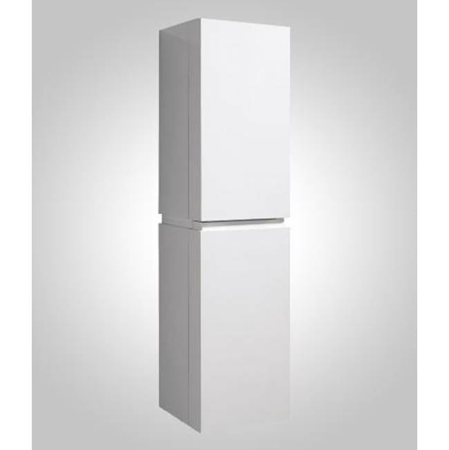 Madeli - Madeli Urban 16''W x 15''D x 60''H Wall Hung Linen Cabinet R Hinged in Sapphire - Sapphire