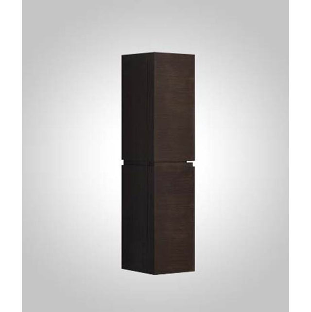 Madeli - Madeli Urban 16''W x 15''D x 60''H Wall Hung Linen Cabinet R Hinged in Walnut - Walnut