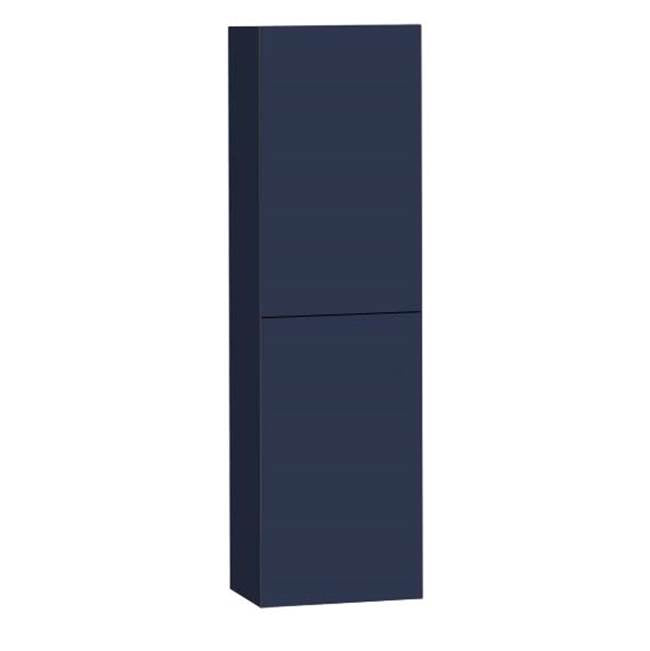 Madeli - Madeli Omni 20''W x 18''D x 71''H Wall Hung Linen Cabinet R Hinged in Sapphire/HW:  No Handles - Sapphire
