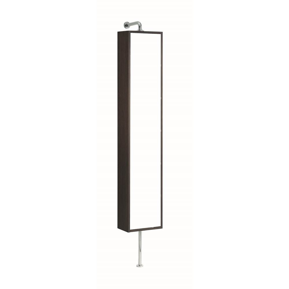 Madeli - Madeli Rotating 12''W x 7''D x 60''H Rotating Linen Cabinet in Walnut - Walnut