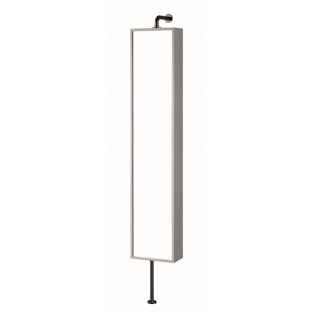 Madeli - Madeli Rotating 12''W x 7''D x 60''H Rotating Linen Cabinet in White - White