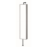 Madeli - Madeli Rotating 12''W x 7''D x 60''H Rotating Linen Cabinet in White - White