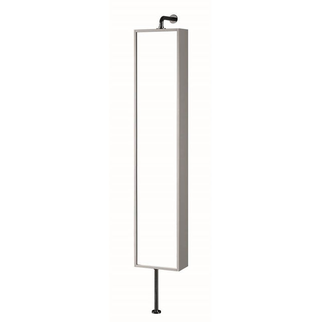Madeli - Madeli Rotating 12''W x 7''D x 60''H Rotating Linen Cabinet in White - White