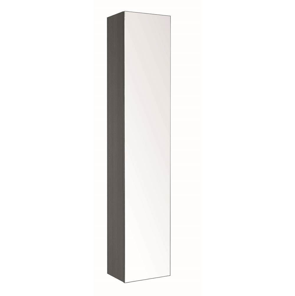 Madeli - Madeli Urban 12''W x 12''D x 60''H Wall Hung Linen Cabinet in Ash Grey - Ash Gray