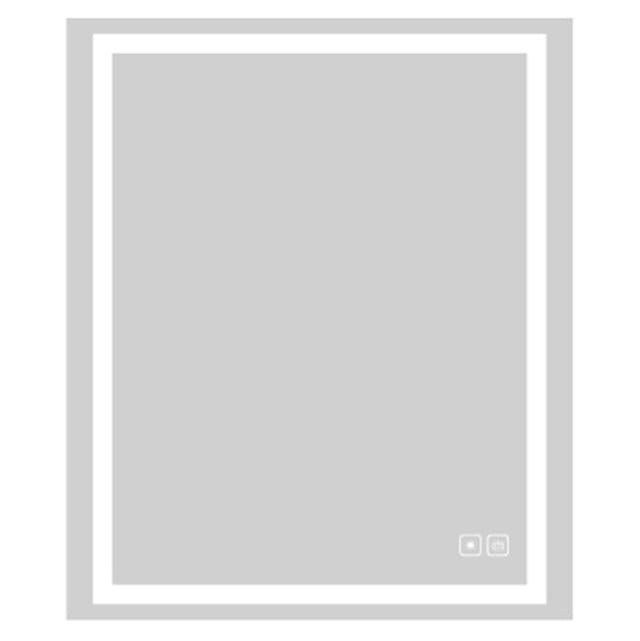 Madeli - Madeli Serenity Lighted Slique Mirror, 36'' x 36'' x 7/8'', Rectangular, 2700/4000K Temperature, Deffoger, Dimmable