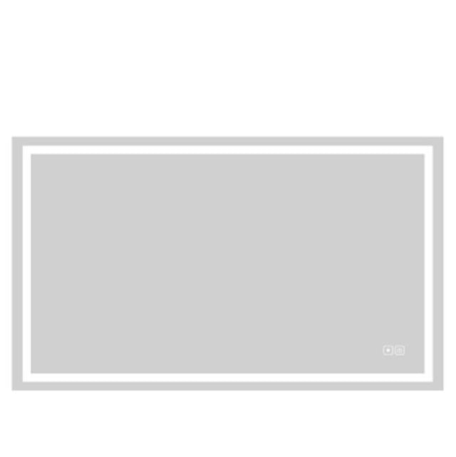 Madeli - Madeli Serenity Lighted Slique Mirror, 72'' x 30'' x 7/8'', Rectangular, 2700/4000K Temperature, Deffoger, Dimmable
