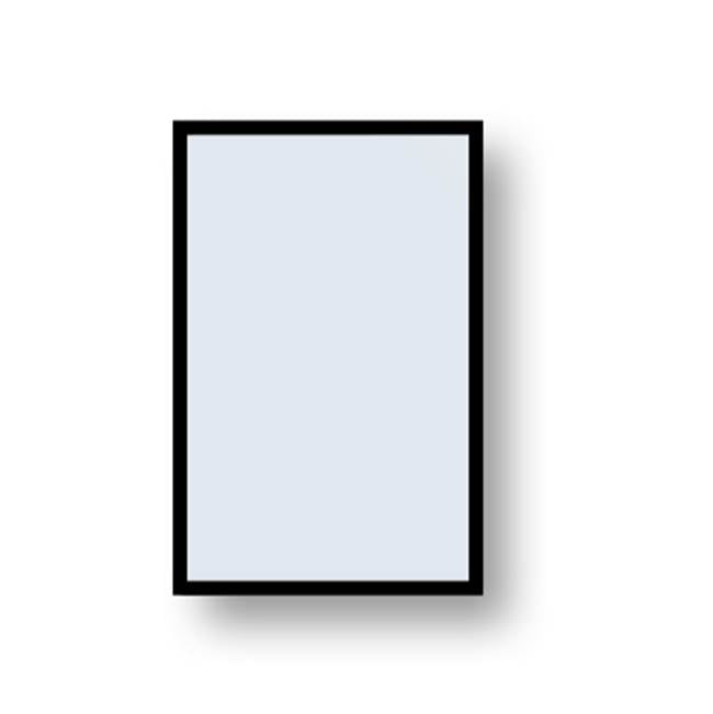 Madeli - Madeli Accent Framed Mirror, 20'' x 30'' x 3/4'', Rectangle, Satin Brass - Satin Brass