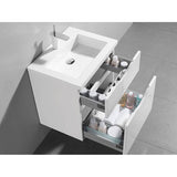 Madeli Milano 42'' Free Standing Vanity Cabinet White/HW: Polished Nickel(PN)