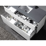 Madeli Milano 48C'' Free Standing Vanity Cabinet White/HW: Polished Nickel(PN)