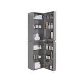 Madeli Milano 48D'' Free Standing Vanity Cabinet Ash Grey/HW: Polished Chrome(PC)