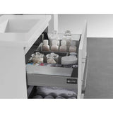 Madeli Soho 36'' Free standing Vanity Cabinet in White/HW: Polished Nickel(PN)