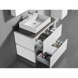 Madeli Metro 36'' Free Standing Vanity in White/HW: Brushed Nickel(BN)