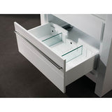 Madeli Vicenza 36'' Free Standing White/HW: Polished Chrome(PC)