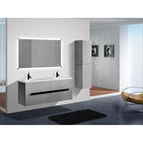 Madeli Urban 16''W x 15''D x 60''H Wall Hung Linen Cabinet L Hinged in White