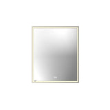 Madeli - Madeli Illusion Lighted Mirrored Cabinet, Recessed Mount, 30'' x 36'' x 4-3/4'', L Hinged, Frame in Brushed Nickel, 2700/4000K Temperature, Deffoger, Dimmable, Three-direction Light Diffuser - Brushed Nickel