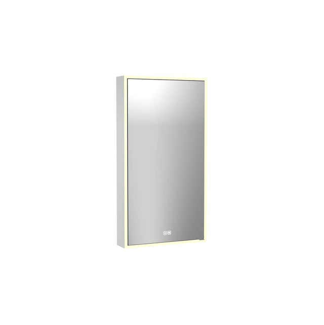 Madeli - Madeli Vanguard Lighted Mirrored Cabinet, Surface Mount, 20'' x 36'' x 4-3/4'', R Hinged, Mirror Side Kit, 2700/4000K Temperature, Deffoger, Dimmable, Three-direction Light Diffuser - Mirror