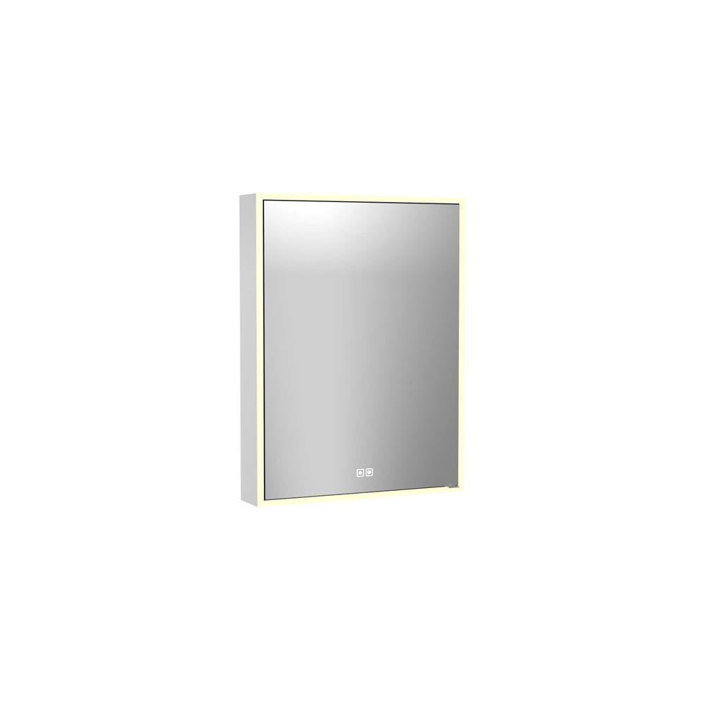 Madeli - Madeli Vanguard Lighted Mirrored Cabinet, Surface Mount, 24'' x 30'' x 4-3/4'', R Hinged, Mirror Side Kit, 2700/4000K Temperature, Deffoger, Dimmable, Three-direction Light Diffuser - Mirror