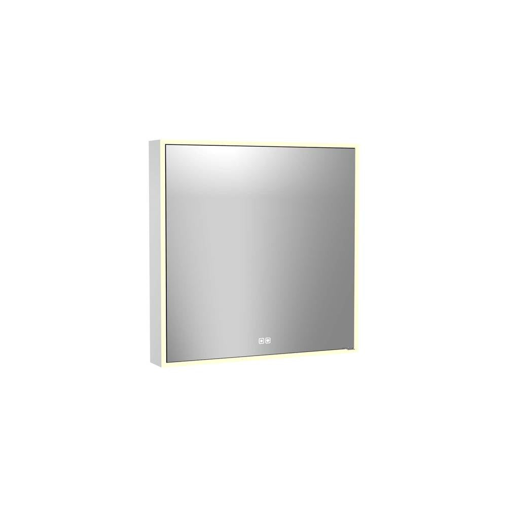 Madeli - Madeli Vanguard Lighted Mirrored Cabinet, Surface Mount, 30'' x 30'' x 4-3/4'', R Hinged, Mirror Side Kit, 2700/4000K Temperature, Deffoger, Dimmable, Three-direction Light Diffuser - Mirror