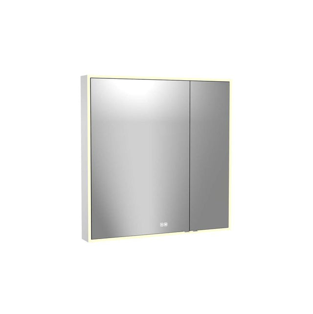 Madeli - Madeli Vanguard Lighted Mirrored Cabinet, Surface Mount, 30'' x 36'' x 4-3/4'', For Left Basin, Mirror Side Kit, 2700/4000K Temperature, Deffoger, Dimmable, Three-direction Light Diffuser - Mirror