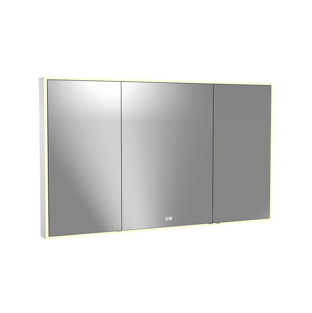 Madeli - Madeli Vanguard Lighted Mirrored Cabinet, Surface Mount, 60'' x 36'' x 4-3/4'', For Single Basin, Mirror Side Kit, 2700/4000K Temperature, Deffoger, Dimmable, Three-direction Light Diffuser - Mirror