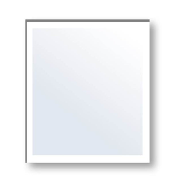 Madeli - Madeli Edge Mirror, 48'' x 36'' x 3/4'', Rectangle, Frosted Edge - Aluminum