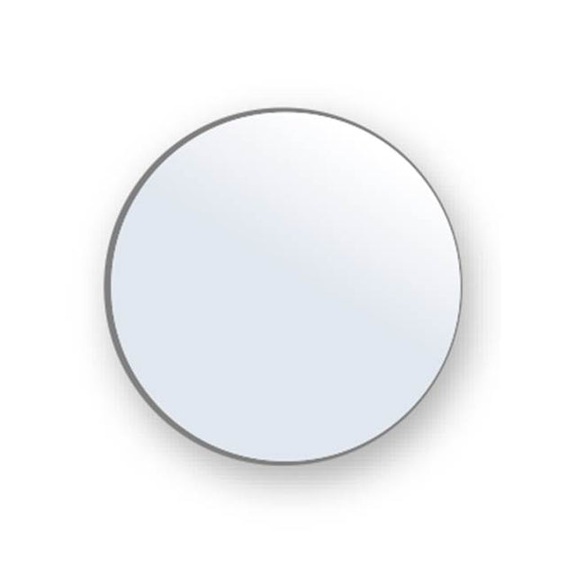 Madeli - Madeli  ''O''  Mirror, 36''x 3/4'', Round,  Plain Edge - Aluminum