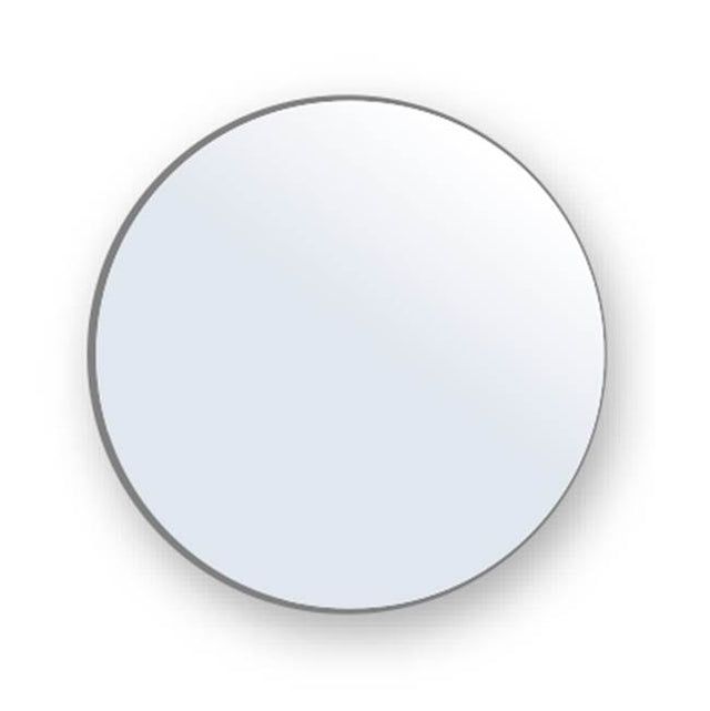 Madeli - Madeli  ''O''  Mirror, 42''x 3/4'', Round,  Plain Edge - Aluminum